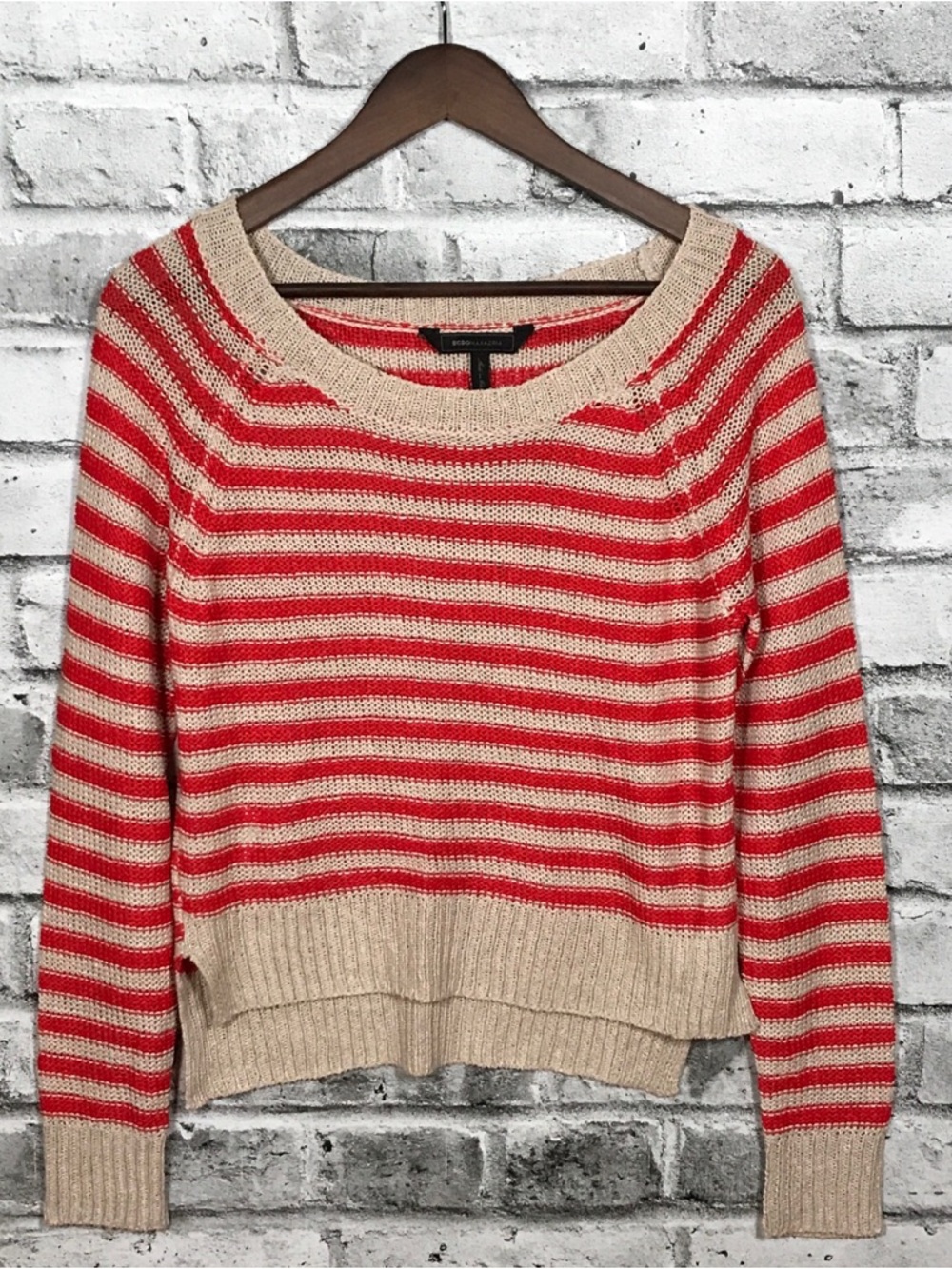BCBG MaxAzria Boatneck Pullover Sweater- Small